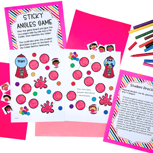 bubble gum sticky angles game