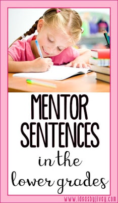 Ideas by Jivey walks you through the steps of how to do mentor sentences in the lower grades to improve writing and grammar.