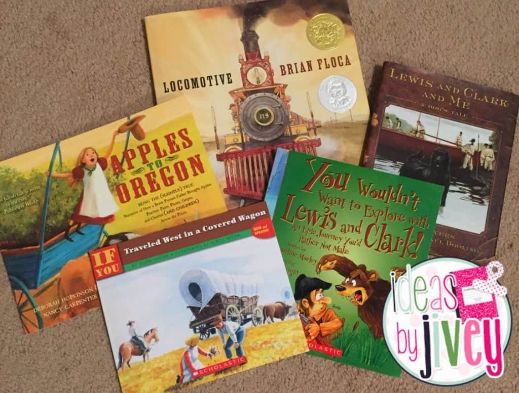 Favorite books in Westward Expansion Unit:with Ideas by Jivey