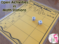 Open Activities in Math Stations With Ideas by Jivey