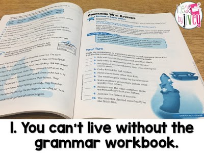 If you can't live without the grammar workbook, mentor sentences aren't right for you.