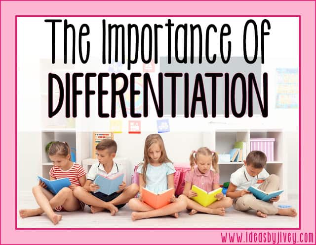 Why should you differentiate instruction in reading? And why AREN'T you differentiating reading assessments? Ideas by Jivey lays it all out for you and helps you head in the right direction!