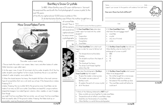 Paired texts sample, grades 2 and 3