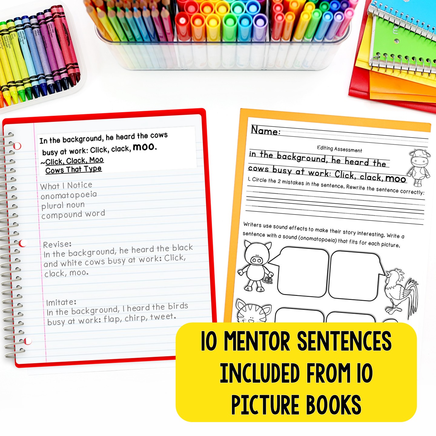 Mentor Sentences Unit: Daily Grammar Fourth 10 Weeks (Grade 2) - Image 2