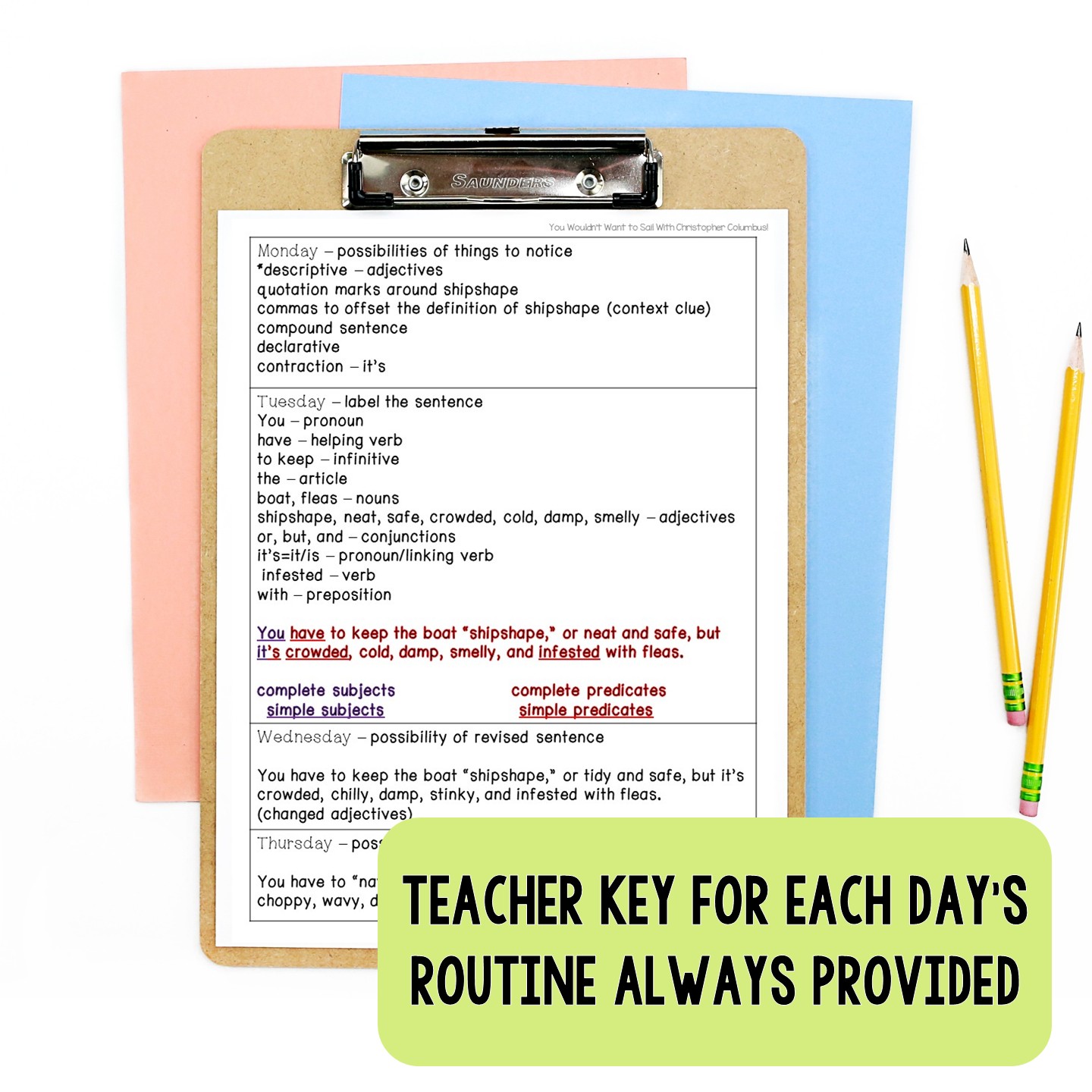 NONFICTION Mentor Sentences: Daily Grammar Vol 2, Fourth 10 Weeks (Grades 3-5) - Image 4