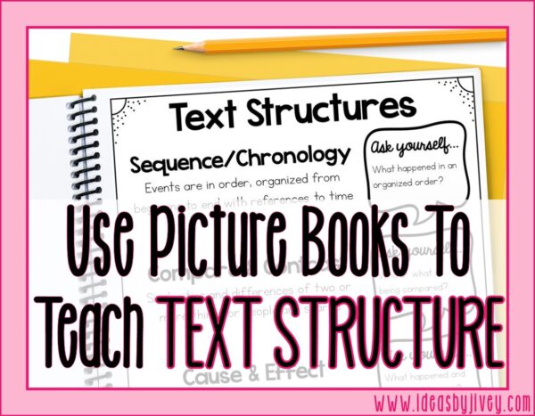 text structure with picture books