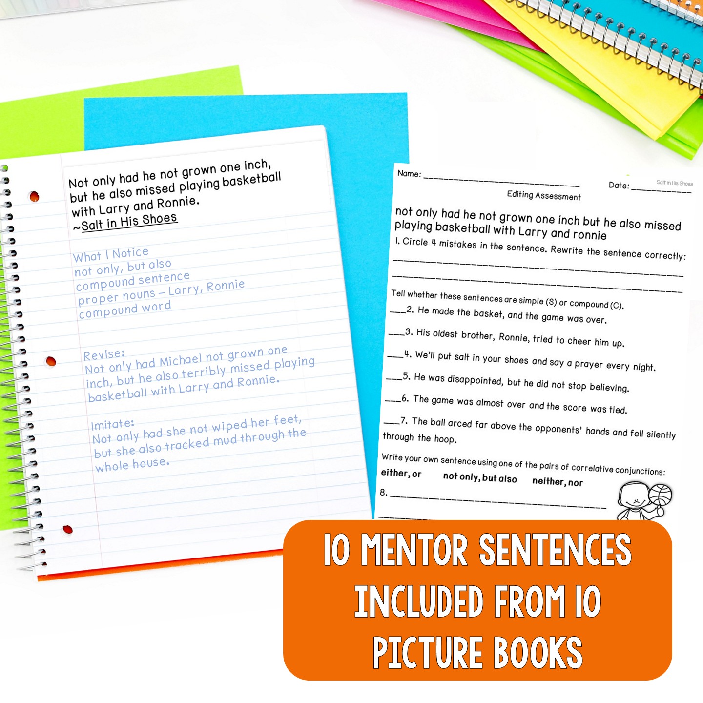 Mentor Sentences Unit: Daily Grammar Vol 3, Third 10 Weeks (Grades 3-5) - Image 2