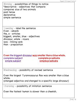 Animals Mentor Sentences & Interactive Activities Mini-Unit (3-5) - Image 2