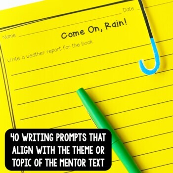 Mentor Text Reading Activities & Writing Prompts for Volume 1: Better Than Basal - Image 3