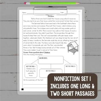 R.1, R.2, R.3 Nonfiction Details Standards-Based Reading Assessments (SET 1) - Image 3