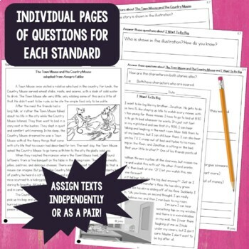 R.7, R.9 Fiction Integration Standards-Based Reading Assessments - Image 2