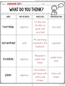 Vocabulary Practice Activities & Worksheets Companion to 2nd Grade: Unit 4 - Image 2