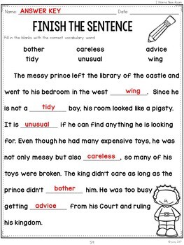 Vocabulary Practice Activities & Worksheets Companion to Volume 1: Unit 3 - Image 4