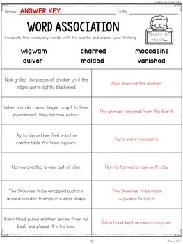 Vocabulary Practice Activities & Worksheets Companion to Volume 1: Unit 4 - Image 4