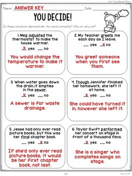 Vocabulary Practice Activities & Worksheets Companion to Volume 1: Unit 4 - Image 3