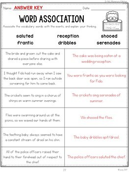 Vocabulary Practice Activities & Worksheets Companion to Volume 3: Unit 1 - Image 4