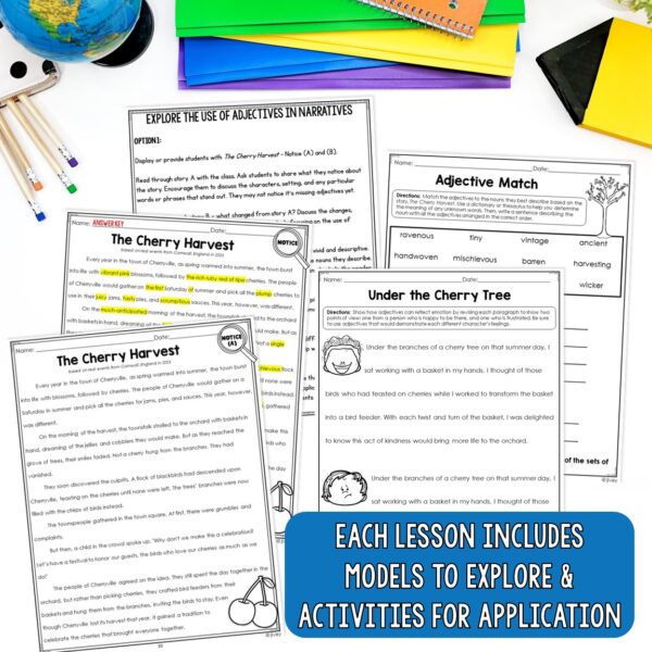 Ordering Adjectives - Grammar In Context Writing Lessons for 4th / 5th Grade - Image 3