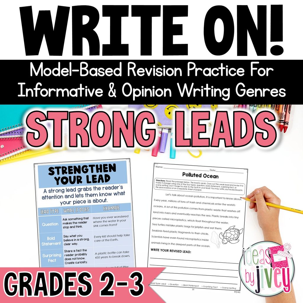 model-based revision practice with strong leads for grades 2-3