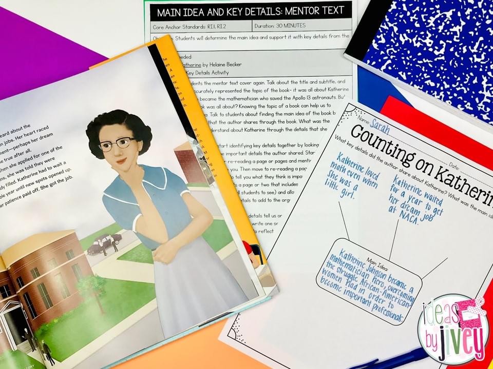 gradual release with mentor text